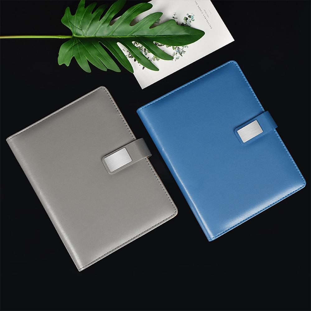 (Logo can be engraved) A5 buckle leather student subject notebook, business loose-leaf notebook, office meeting minutes, thickened diary, travel log