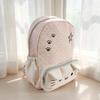 Schoolbag Small Fresh Polka Dot Kitten Backpack Lightweight Large Capacity Cat Claw Star Embroidered Backpack Student Campus School Bag