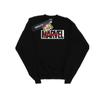Marvel Mens Red Font Logo Sweatshirt