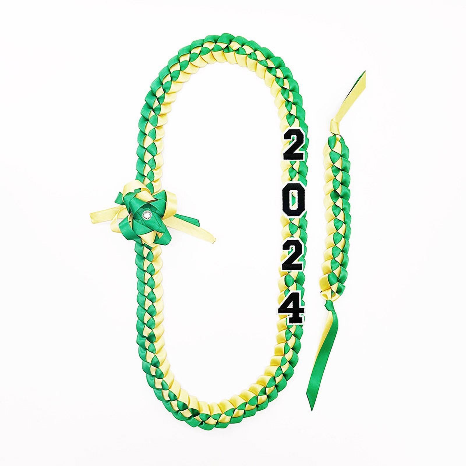 

Выпускная лента, гирлянда, воротник, лента, многоцветная веревка, гирлянда, браслет, ремешок One Size жёлтый