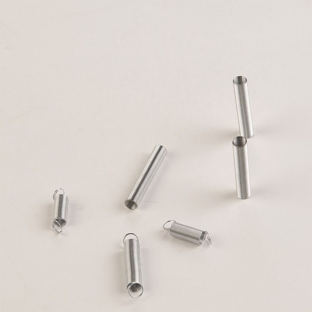 200PCS Mixed Size Compression Spring Kit Stainless Steel Repair Tool Extension and Compression Springs Kit Silver Boxed
