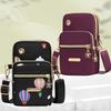 Mobile Phone Crossbody Bags For Women Fashion Women Shoulder Bag Cell Phone Pouch Coin Bag 3 Layer Wallet With Headphone Plug