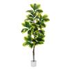 Goldene Ficus-Gel-beschichtete Kunstbaumäste für Blumenarrangements und Landschaftsdekoration