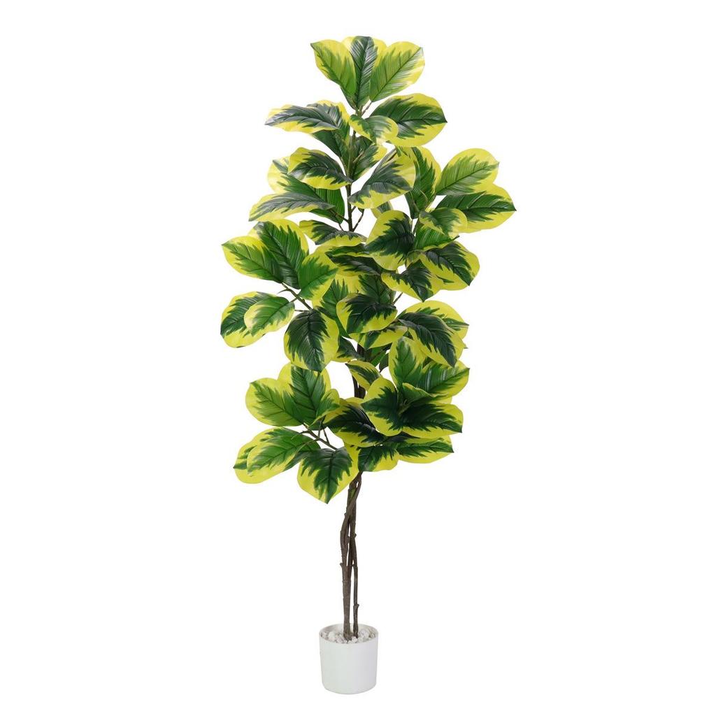 Goldene Ficus-Gel-beschichtete Kunstbaumäste für Blumenarrangements und Landschaftsdekoration