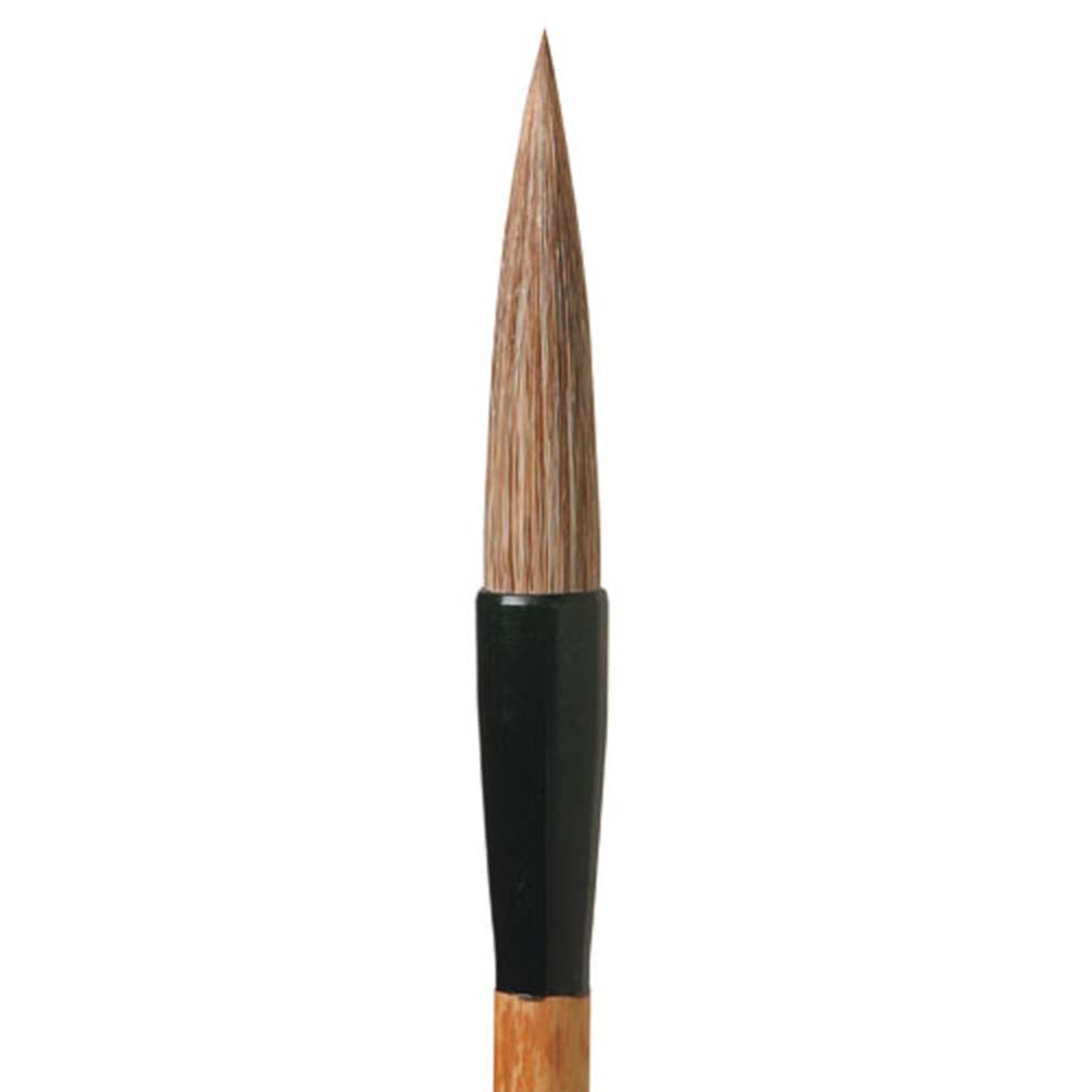 Akashiya Calligraphy Thick Hakuraku Size for Paper A060211 Brush, Brush, Chiba, 3, Half-Size (Kanji)