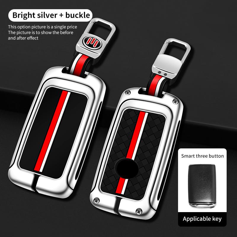Metal Car Remote Key Case Cover Shell For Mazda 3 Alexa Cx30 Cx-4 Cx5 Cx-5 Cx8 Cx-8 Cx-30 Cx9 Cx-9 Protector Holder Fob Keyless