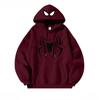 American Retro Hip-Hop Spider-Man Hoodie for Boys & Girls - Loose Fit Couple Outerwear for Fall & Winter