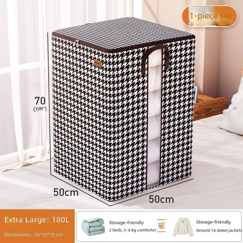 Large Capacity Vacuum Storage Bags For Quilts Clothes Seasonal Moving Organizer Thick Non Woven Compression Storage Bag