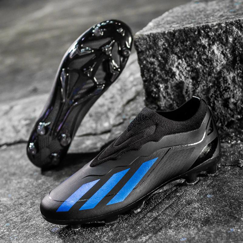 Male And Female Teenagers Ag Long Nails Professional Lawn Training Spikes Futsal Football Shoes