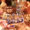 100sheets/box World Creativity Series Sticker Gift Box Hand Account Collage Material Greeting Card Notebook Decorative Gift