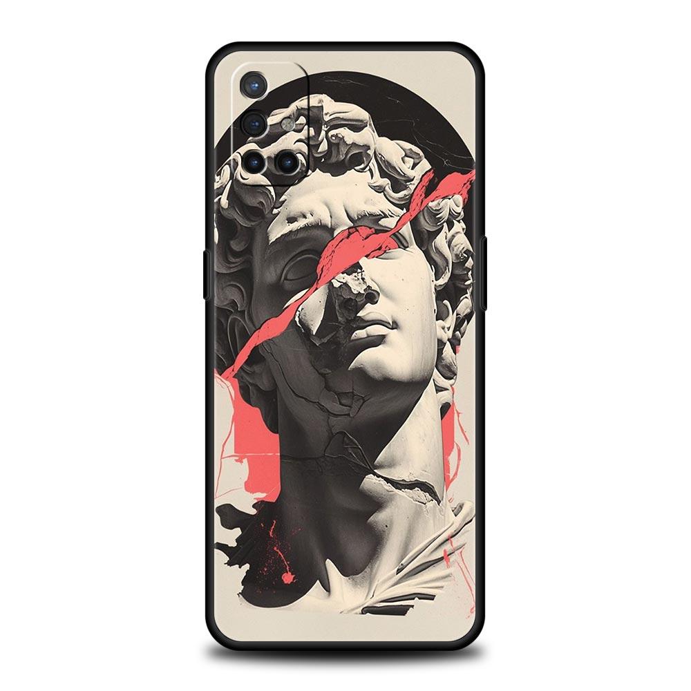 Fashion Ancient Greek Statues Phone Case For Oneplus 13R 13 12R 11 10T 10R Nord N100 N200 N10 10 9 9R 9RT CE 3 2 Z Pro Soft TPU