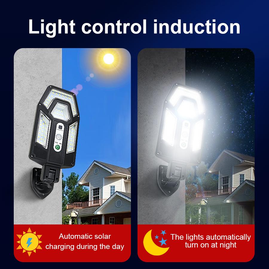 50000LM LED Solar Wall Light With Motion Sensor Outdoor Garden Security Street Light Solar Powered External Solar Lamp