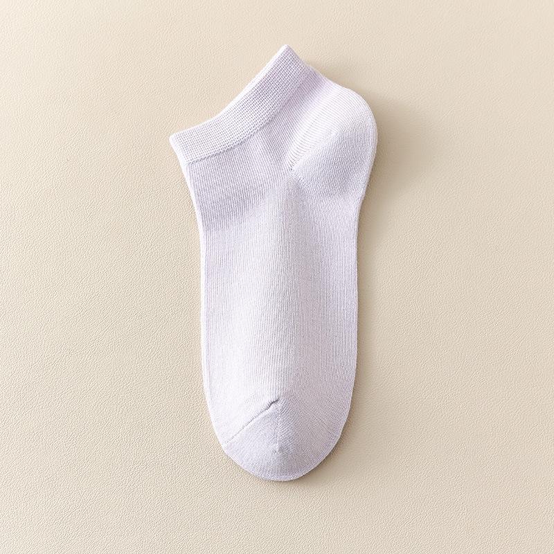 Ladies Summer Thin Casual Cotton Grade 7A Anti Bacterial Deodorant Wicking Student Socks
