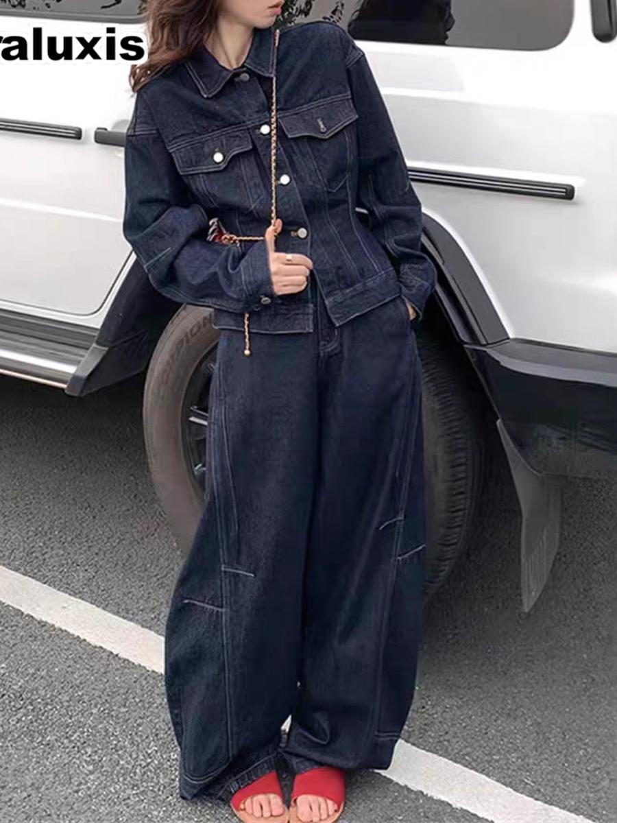 Korean Style Plus Size Women`s Vintage