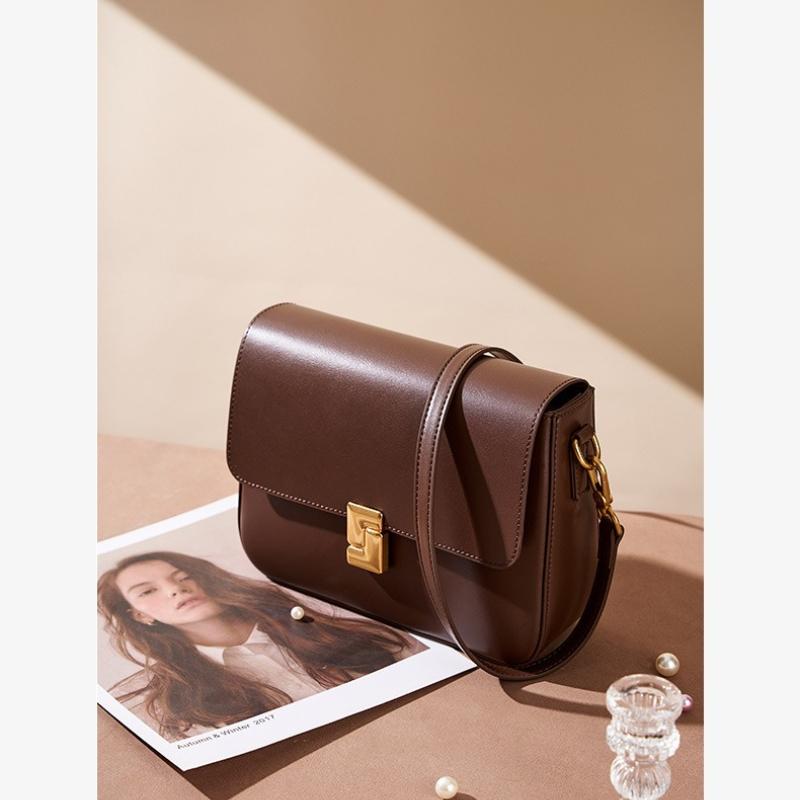 100% Echtes Leder Damen Schultertasche Hohe Qualität Luxus Designer Umhängetaschen Mode Rindsleder Damen Handtaschen