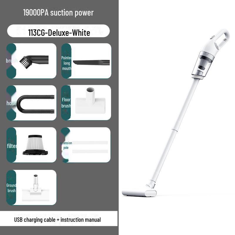 Rechargeable Handheld High-Power Portable Vacuum Cleaner for Cars and Home