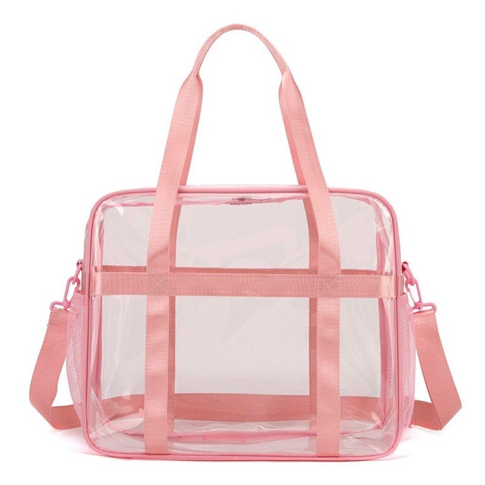 PVC Material Durchsichtig Crossbody Tasche Große Kapazität Strand Schwimmtasche Badezimmer Organisation