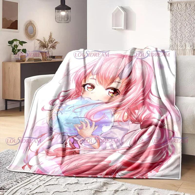 That Time I Got Reincarnated As A Slime Blankets Anime Cartoon Rimuru Tempest Blankets Home Flannel Blanket Sofa Throw Blanket