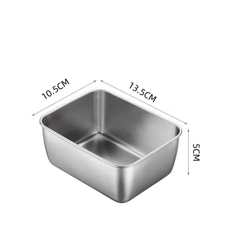 Diruien Stainless Steel Stackable Food Storage and Baking Pans