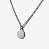 Rush Off [Rushoff] Vintage Medal Silver Necklace (925 Sterling Silver Plated)