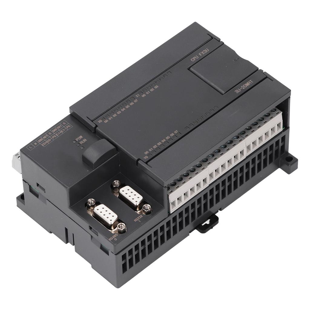 DC24V PLC Placa de controle Saída de relé Controlador lógico programável 12 em 8 saídas 2 vias 60K Contagem Cl