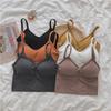 Sexy U-Shaped Camisole with Chest Pad for Women – Elegant Inner and Outerwear