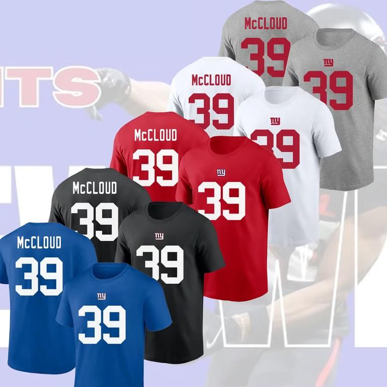 

WELCOME R. McCloud #39 NY G. 2025 Player Name & Number Fan Gift Unisex T-Shirt XXXXL
