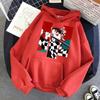 Anime Demon Slayer Tanjiro and Nezuko Hoodie Sweatshirt Women Korean Kpop Street Style Sweatshirt Girl Streetwear Winter Loose Top