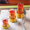 2024 Year of the Dragon Windproof Lotus Crystal Candle Cup for Housewarming, Wedding, or Home Incense