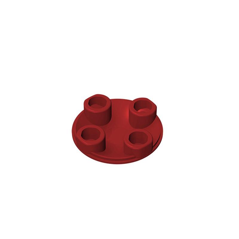 Non-Toxic Moc 10Pcs 2654 Round 2X2 Building Blocks With Rounded Bottom Boat Plate Bricks Particle Puzzle Toy Children Birthday Kid Gifts