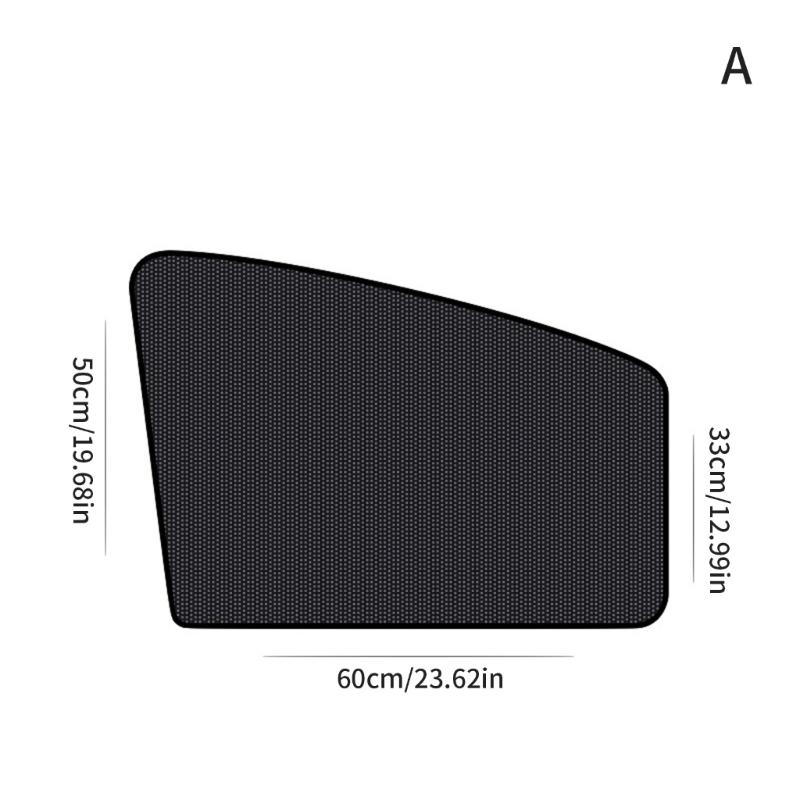 Car Window Shade Protections Breathable Mesh Baby Covers Auto Window Screen for Enhanced Privacy In Cars Trucks SUVs