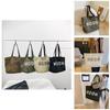 Trendy Large Capacity Shoulder Bag 2024 Winter New Casual Retro Study Tote Bag