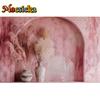 Mocsicka Photography Background Wedding Maternity Adult Kids Art Portrait Decor Vintage Bohe Red Arch Wall Backdrop Photo Studio