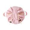 Large Capacity Drawstring Makeup Bag Portable Wear-Resistant Travel Toiletry Organizer for Travel Daily Use