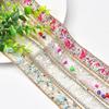 1.1Yard Sparkling Rhinestones Ribbon for Birthday Wedding Decorations Rhinestones Ribbons for Cake Candle Decoration