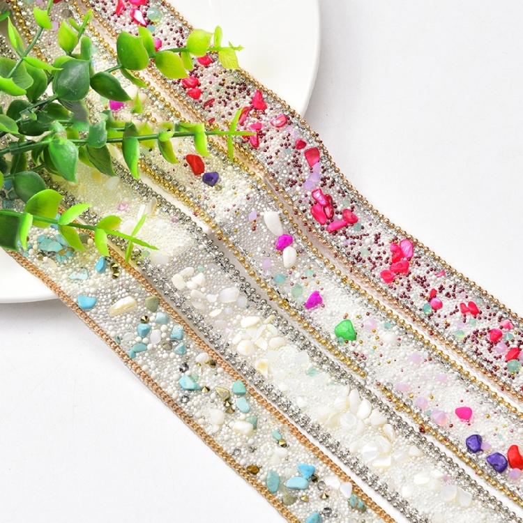1.1Yard Sparkling Rhinestones Ribbon for Birthday Wedding Decorations Rhinestones Ribbons for Cake Candle Decoration
