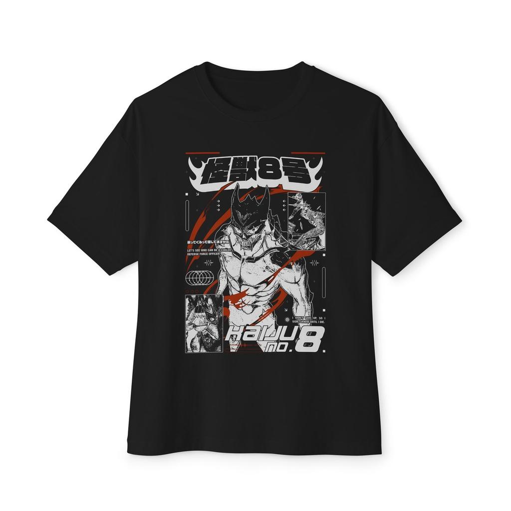 Anime Kaiju No 8 Graphic TShirt 100Cotton Oversized unisex Shirt Unisex Short Sleeve ONeck Women Y2k New Streetwear Fashion