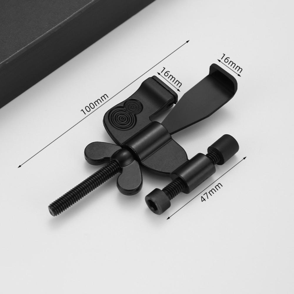 

Дополнительная безопасность Стопор для двери из цинкового сплава Защита Без сверления Портативный замок безопасности Замок для конфиденциальности Регулируемый стопор для двери Дом Внутри чёрный