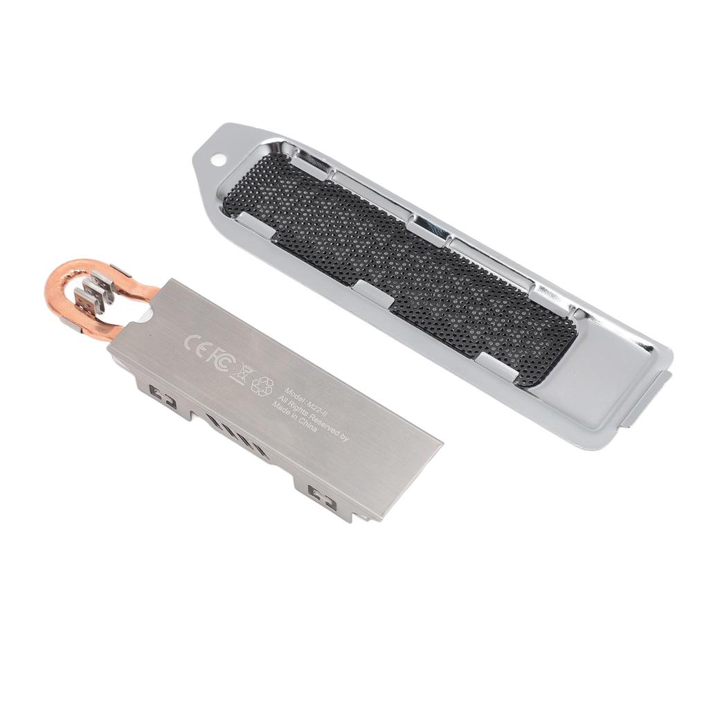 M.2 NVME SSD Heat Sink Professional Efficient Replacement Heatsink Kit with Dust Cover for PS5 Conso