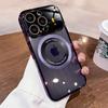 Plating Glass Lens Protector for Magsafe Magnetic Case for IPhone 13 12 14 Pro Max Plus Slim Clear Wireless Charger Cover