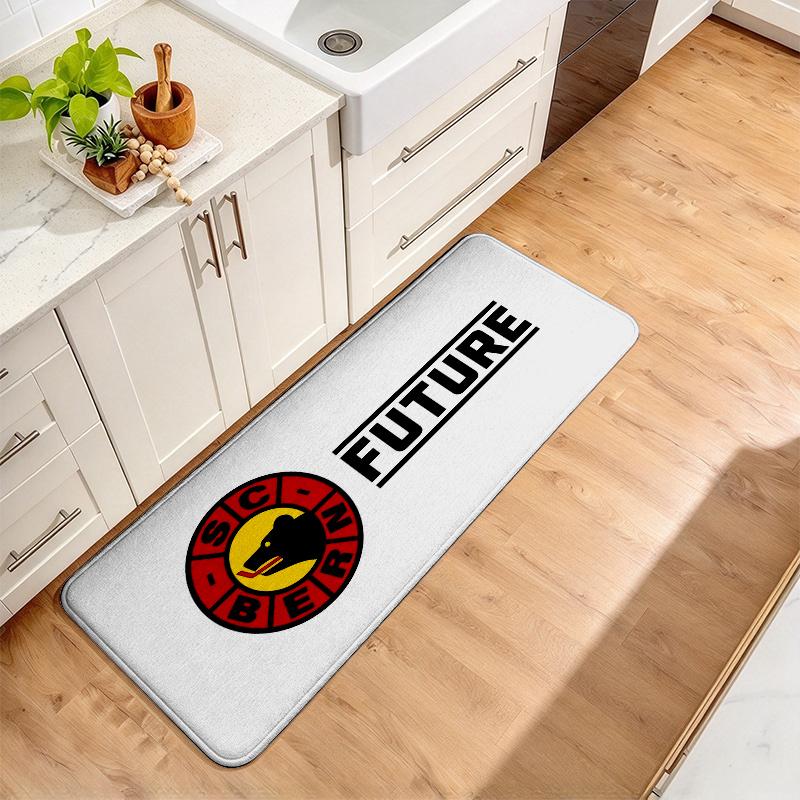 Sc Bern Flannel Kitchen Mat Christmas Soft Area Rug Non Slip Floor Carpet Home Decoration