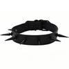 Exaggerated Spiked Choker Collar Women Pu Leather Choker Necklace Punk Gothic Cosplay Accessories Halloween Jewelry Gift