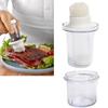 Silicone Oil Bottle Brush Push Type Dustproof Oil Dispenser Easy To Clean Transparent Sauce Brush Barbecue/Cooking/Marinating