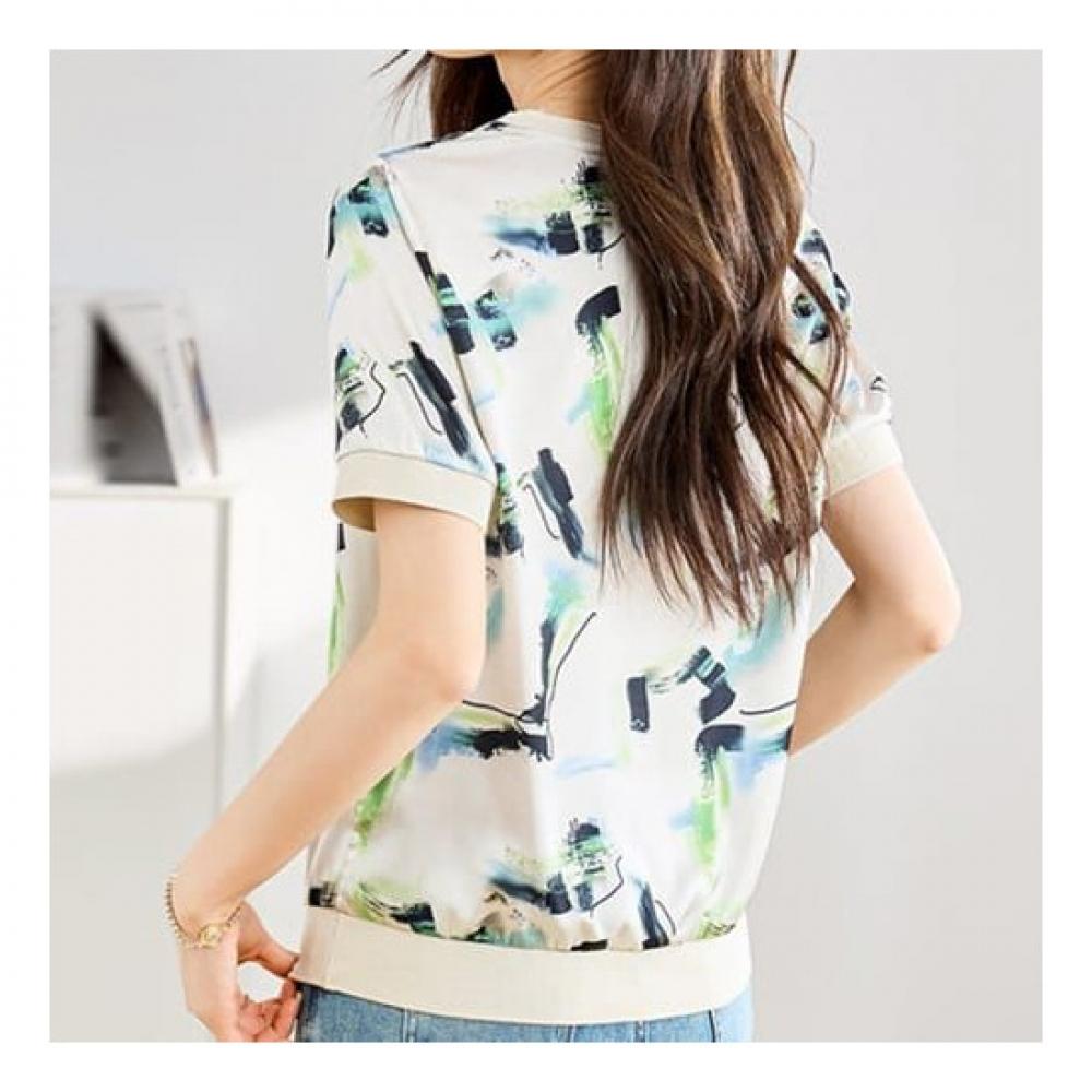 Navava NT1700 Silk ShorT Sleeve T shirT