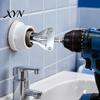 Plumbing Maintenance Tool Broken Pipe Extractor for 1/2 3/4 And 1 Inch Pipes, Hardened Steel Damaged Repair Thread Remover with 1/4 Hex Shank