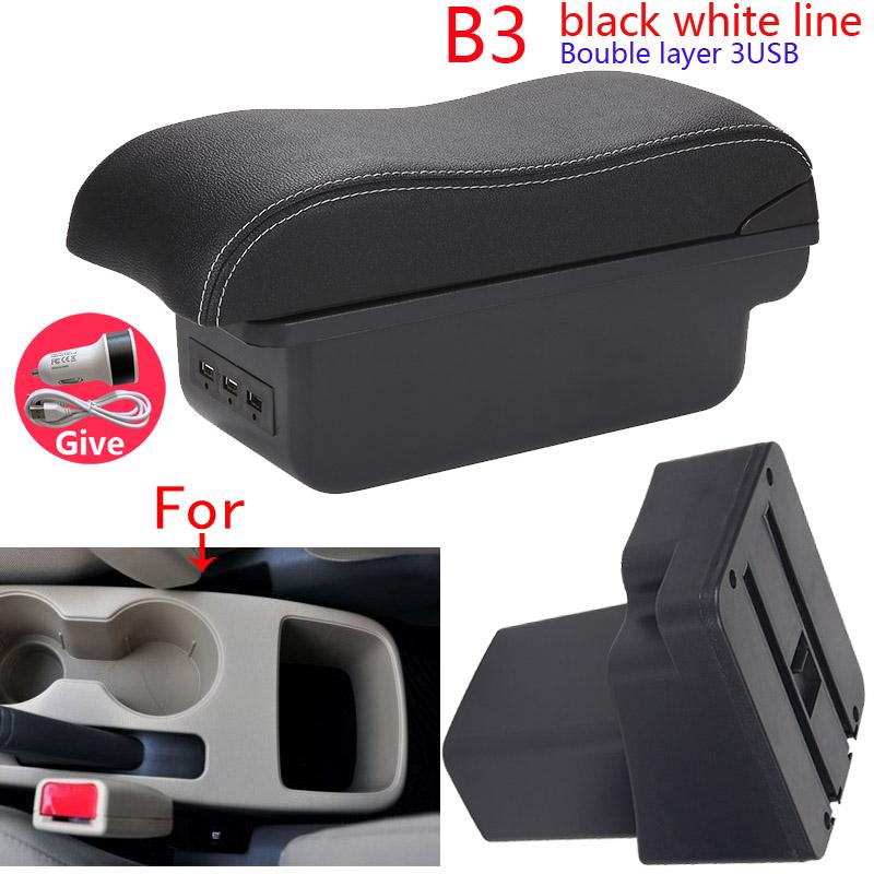 For Hyundai SOLARIS Armrest For Hyundai Accent RB Solaris Verna 2011-2016 Car Armrest Box Simple Installation