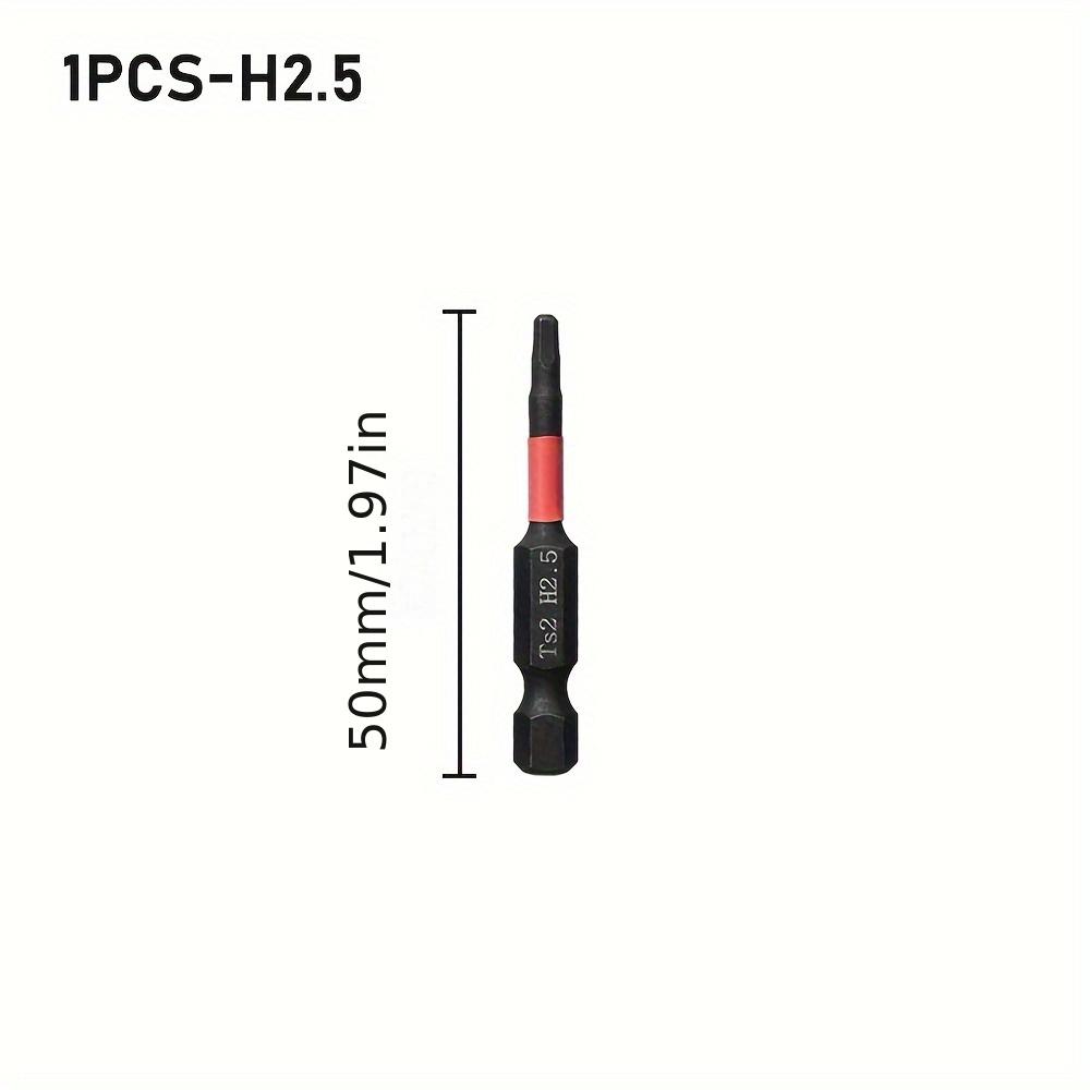 1 Pc Magnetic Screwdriver Bit Set 1/4" Hex Shank Quick Change Impact Driver with Strong Magnetic Tip Hexagonal Head Repair Hand Tools