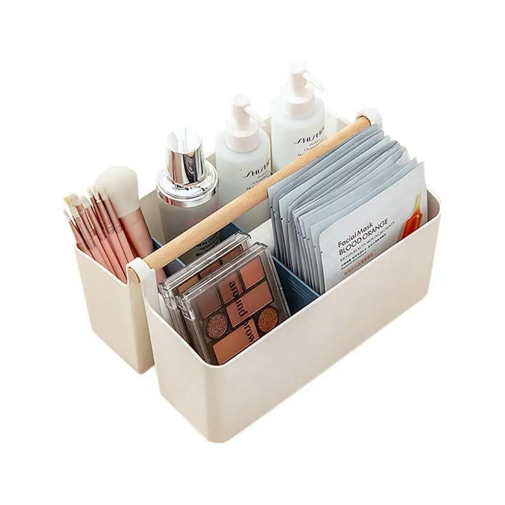 Portable Desk Storage Organizer Detachable Storage Box Desk Stationery Box  Makeup