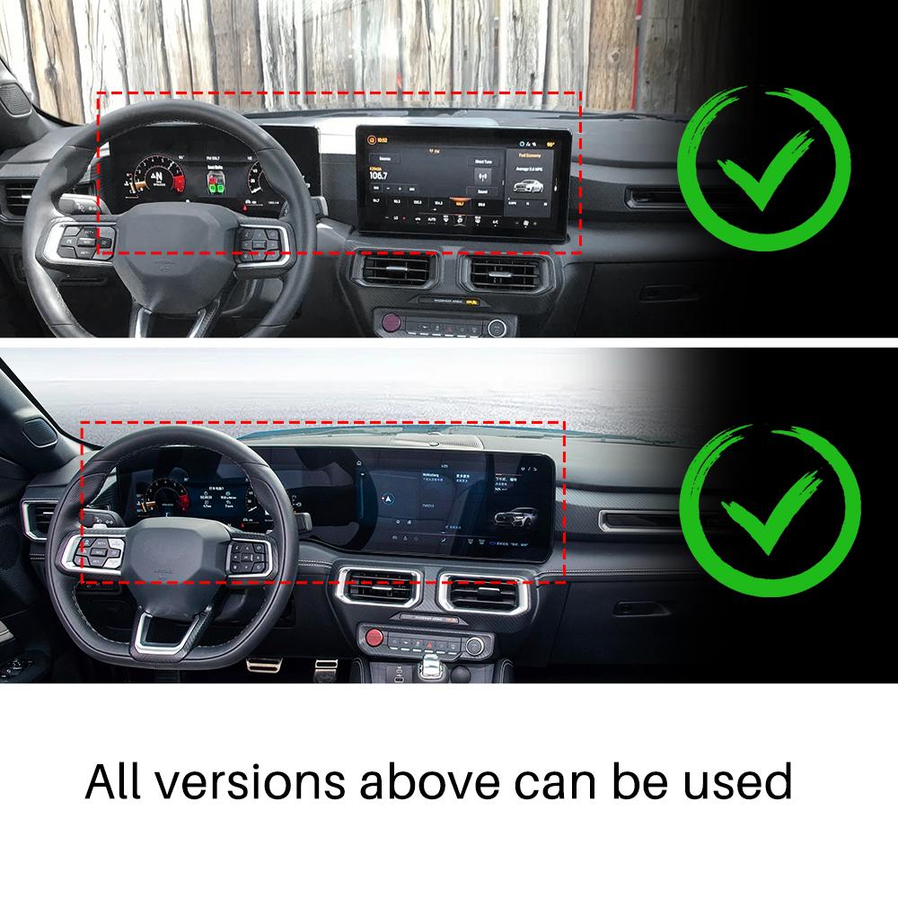 Flanelowa mata na deskę rozdzielczą do Ford Mustang Dark Horse EcoBoost GT S650 2025 2025 2026 Osłona przeciwsłoneczna na deskę rozdzielczą Samochodowa mata anty-UV Antypoślizgowa