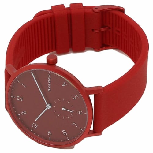 Skagen Allen 41mm Unisex Quartz Watch, Women's and Men's, Red, SKAGEN (5)SKW6512